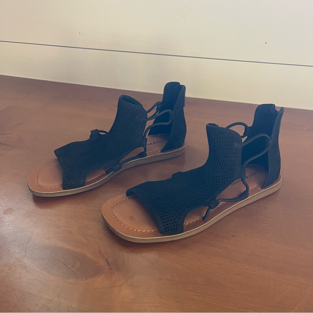 Lucky Brand Women's Bartega Gladiator Sandals Flat